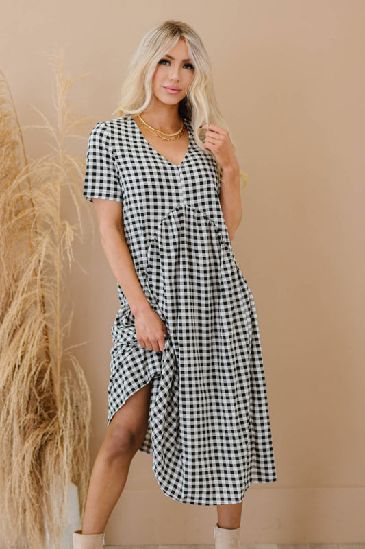 Love of My Life Gingham Dress