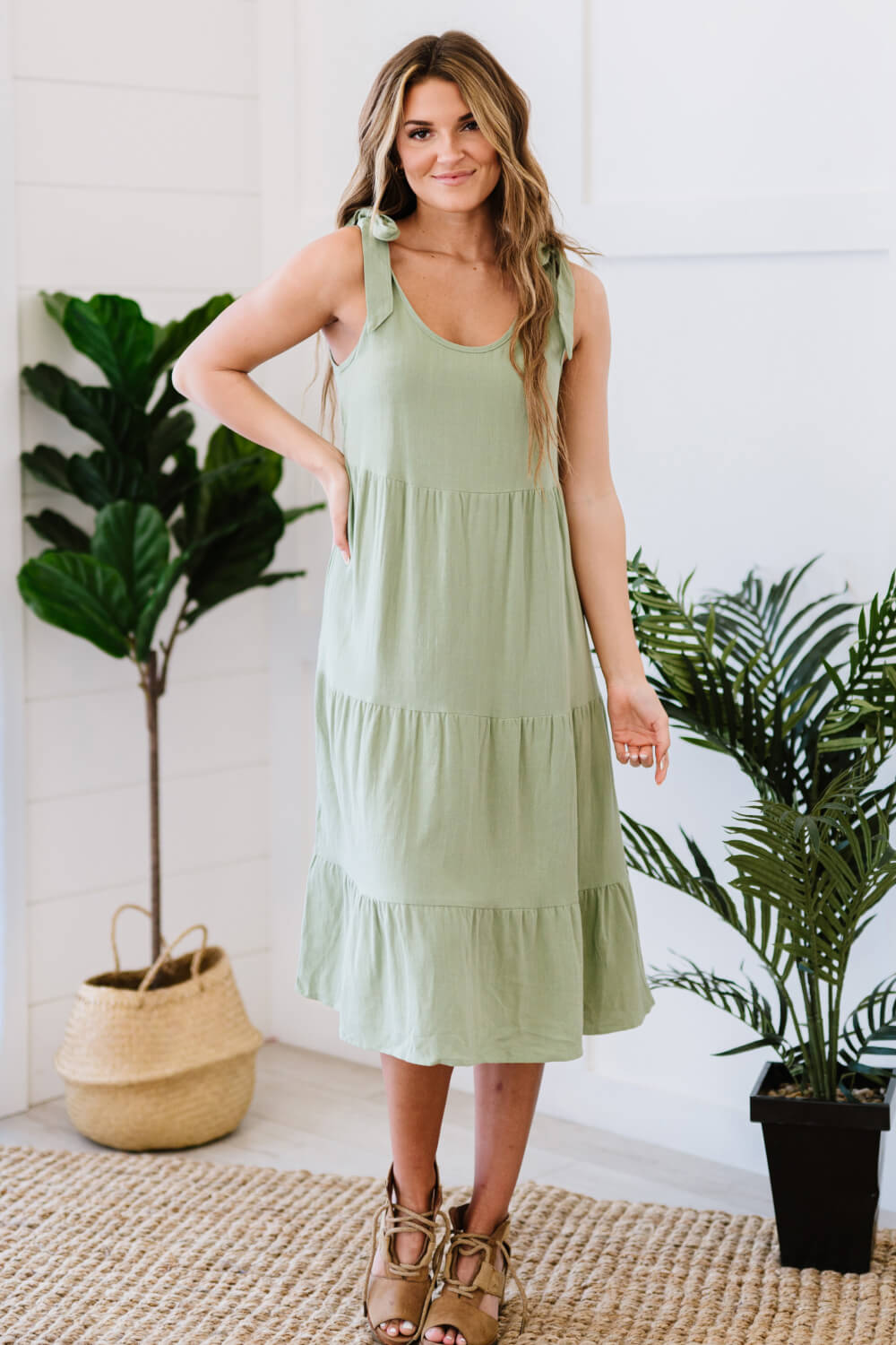 Nothing Sweeter Tiered Midi Dress