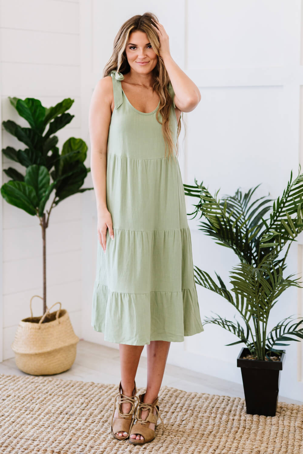 Nothing Sweeter Tiered Midi Dress