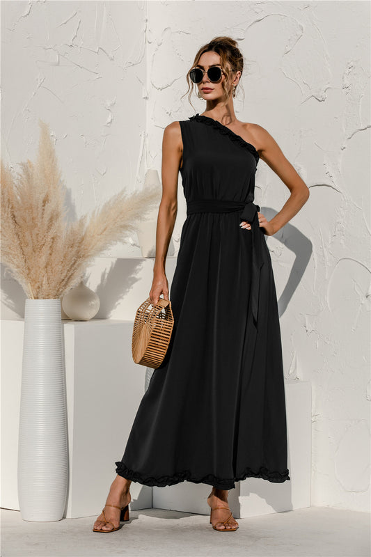 Everything Elegant One-Shoulder Dress