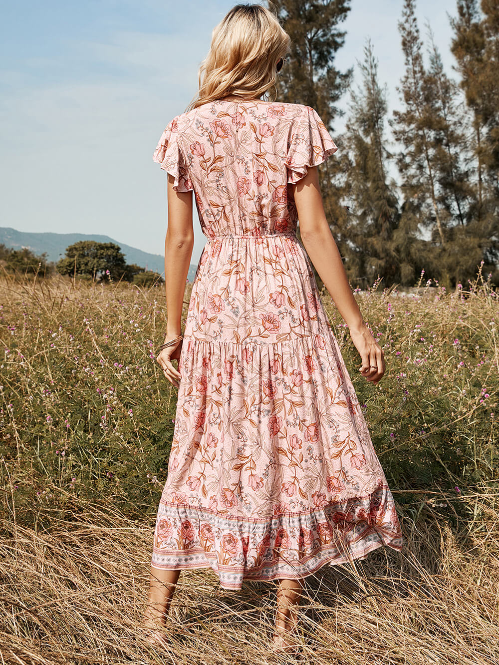 Flower Haven Midi Dress