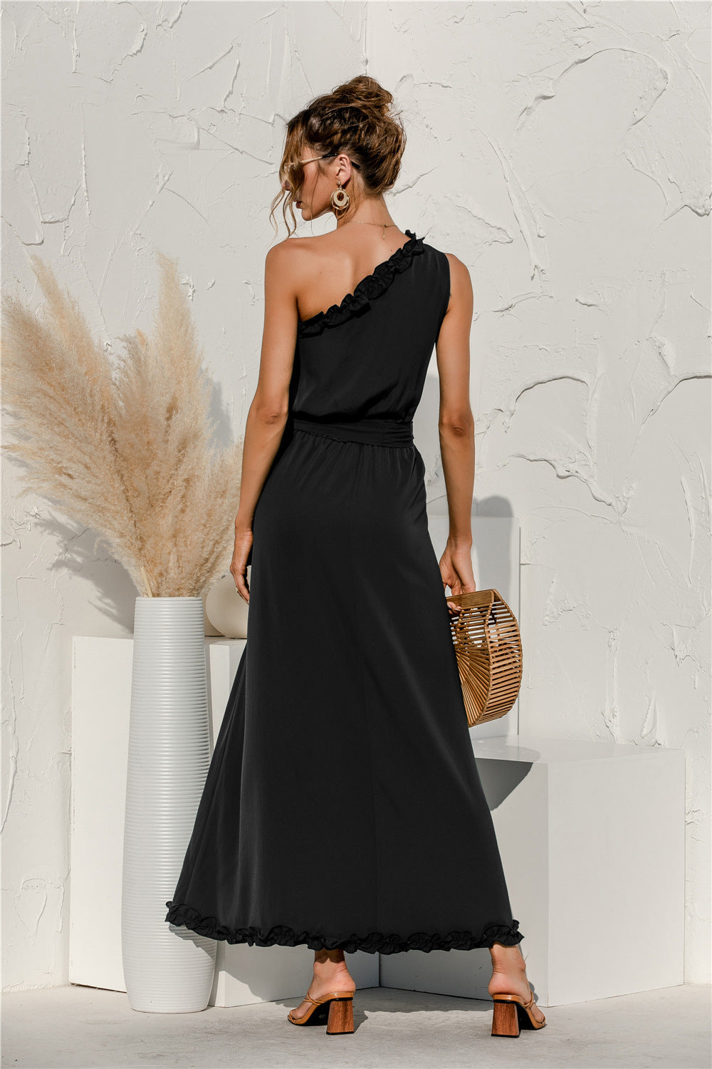 Everything Elegant One-Shoulder Dress