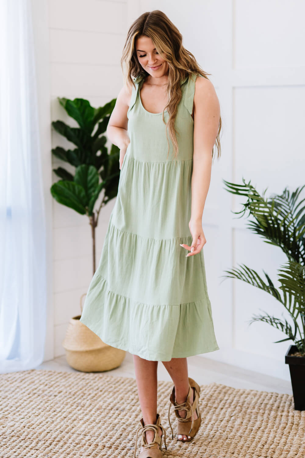 Nothing Sweeter Tiered Midi Dress