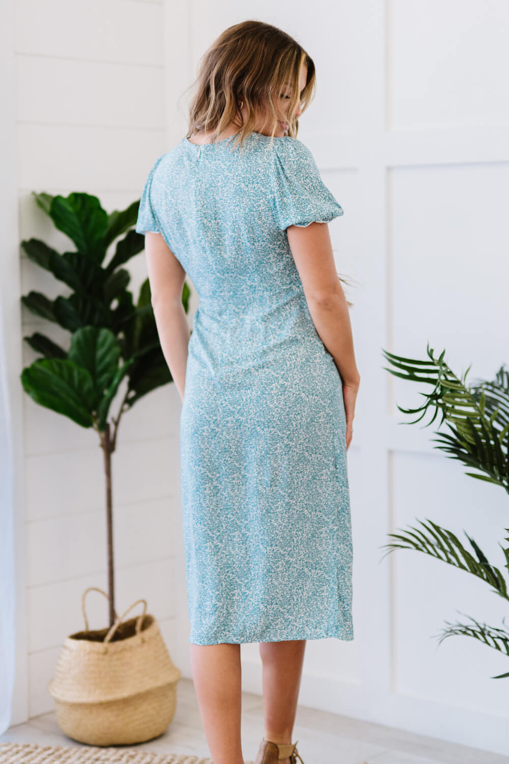 Sunday Best Faux Wrap Dress